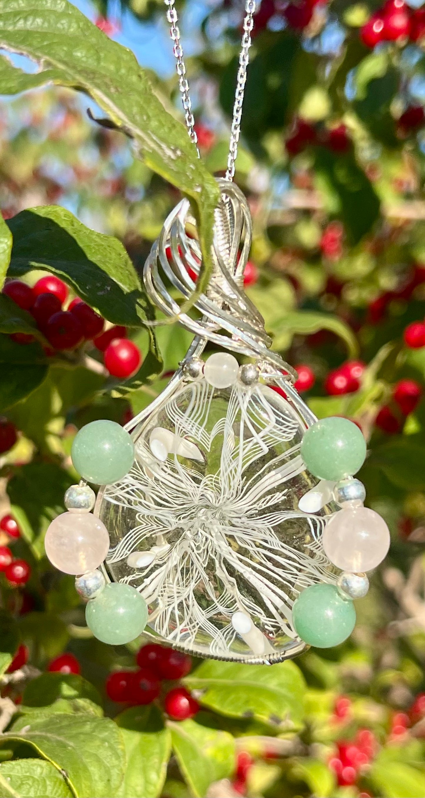 Karg Glass Sterling Silver Necklace