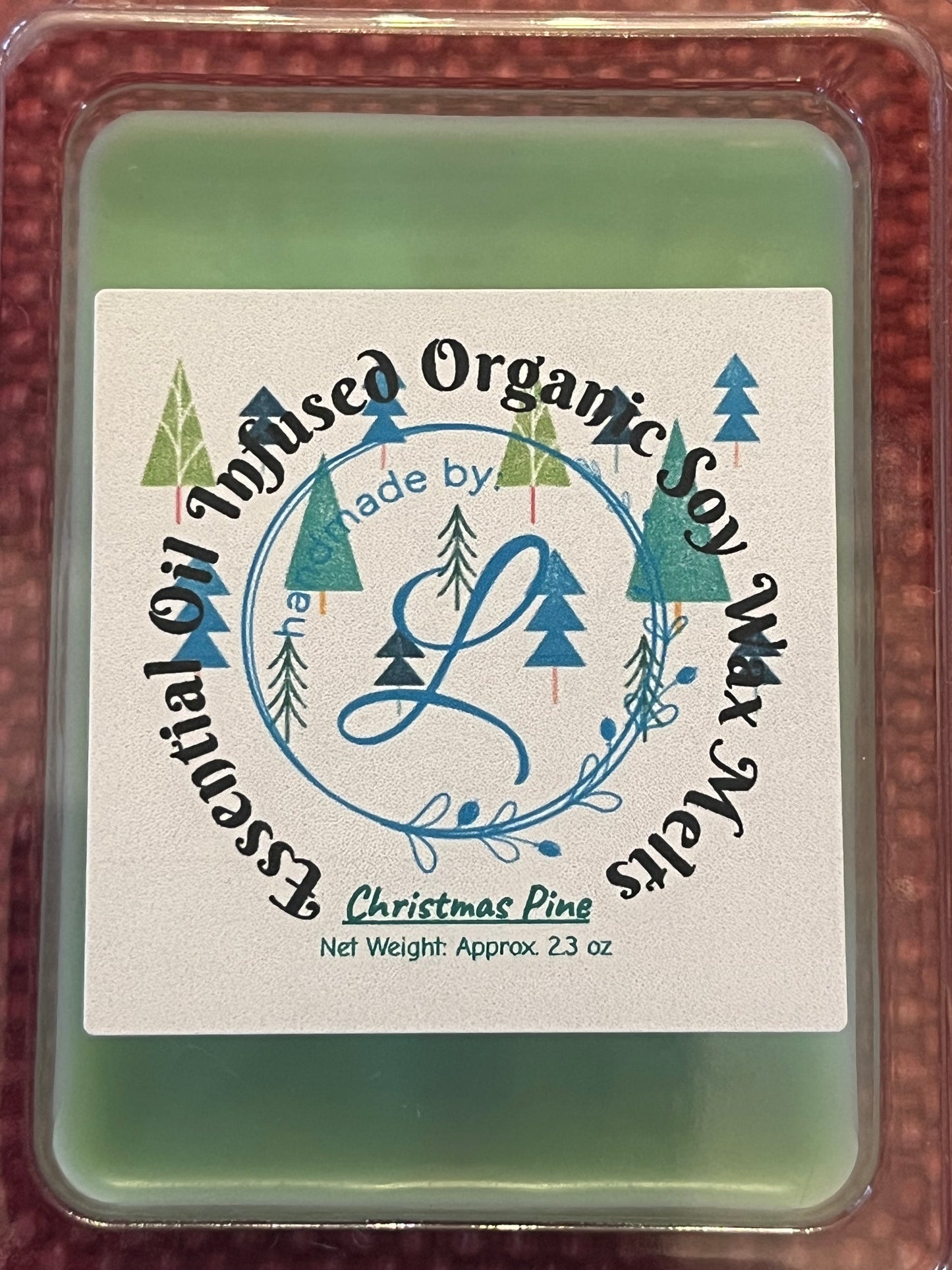 Christmas Pine Essential Oil Infused Organic Soy Wax Melts