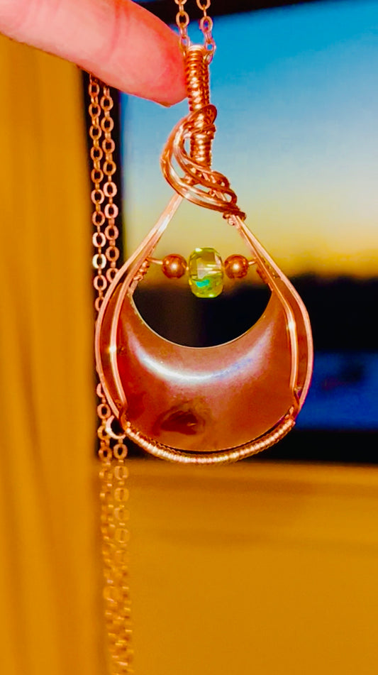 Indonesian Amber Copper Necklace