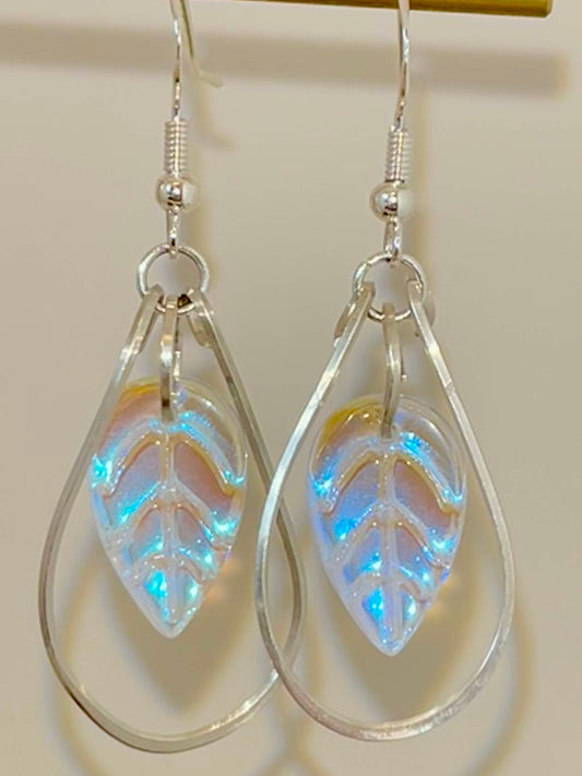 Sterling Silver and Crystal Handmade Earrings