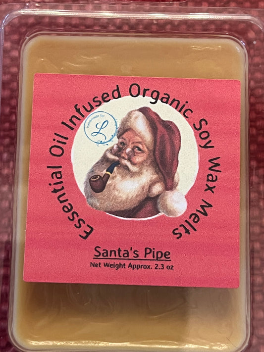 Santa’s Pipe Essential Oil Infused Organic Soy Wax Melts