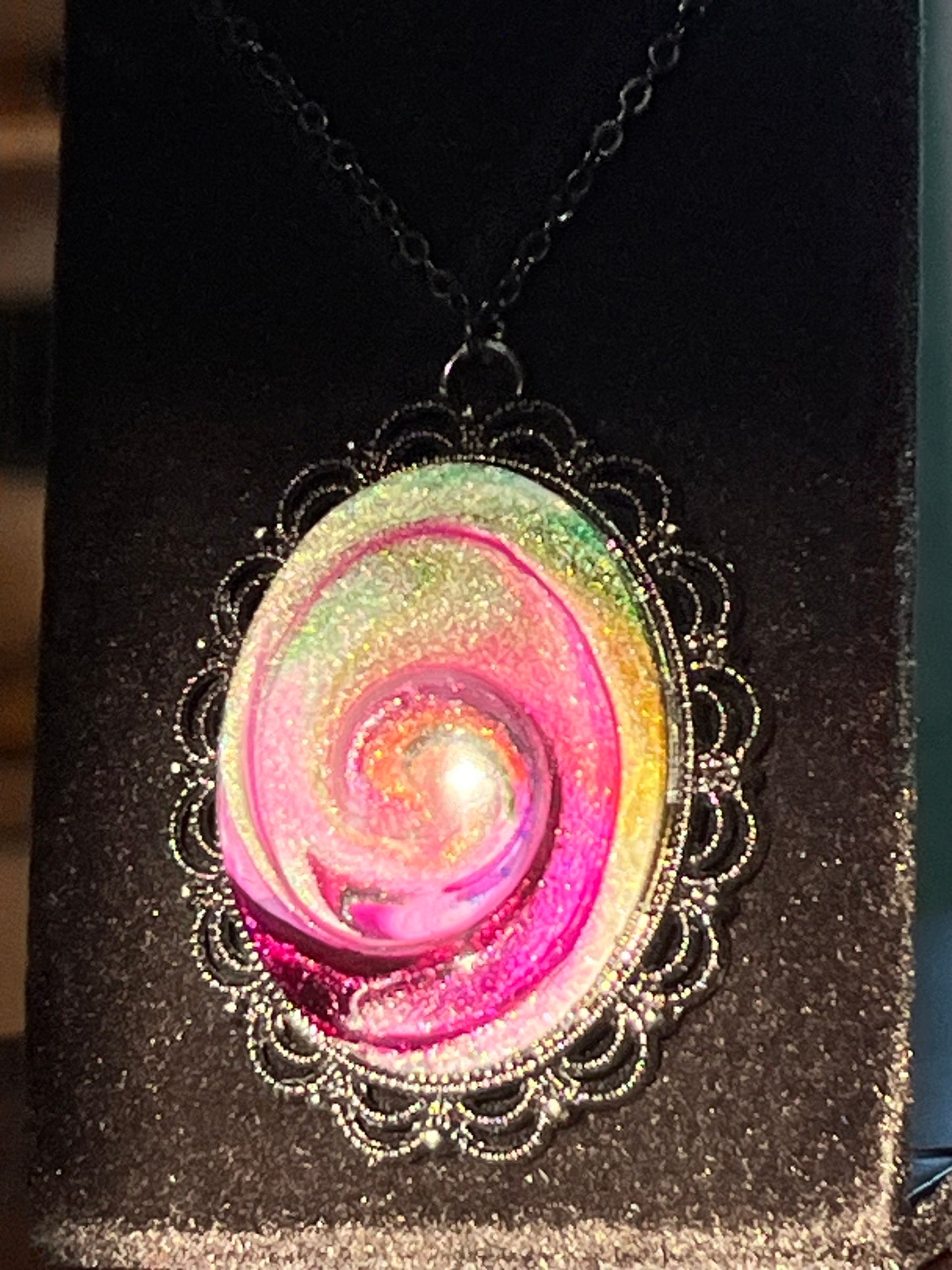 Hypnotic Swirl Necklace