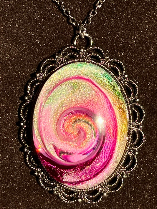 Hypnotic Swirl Necklace